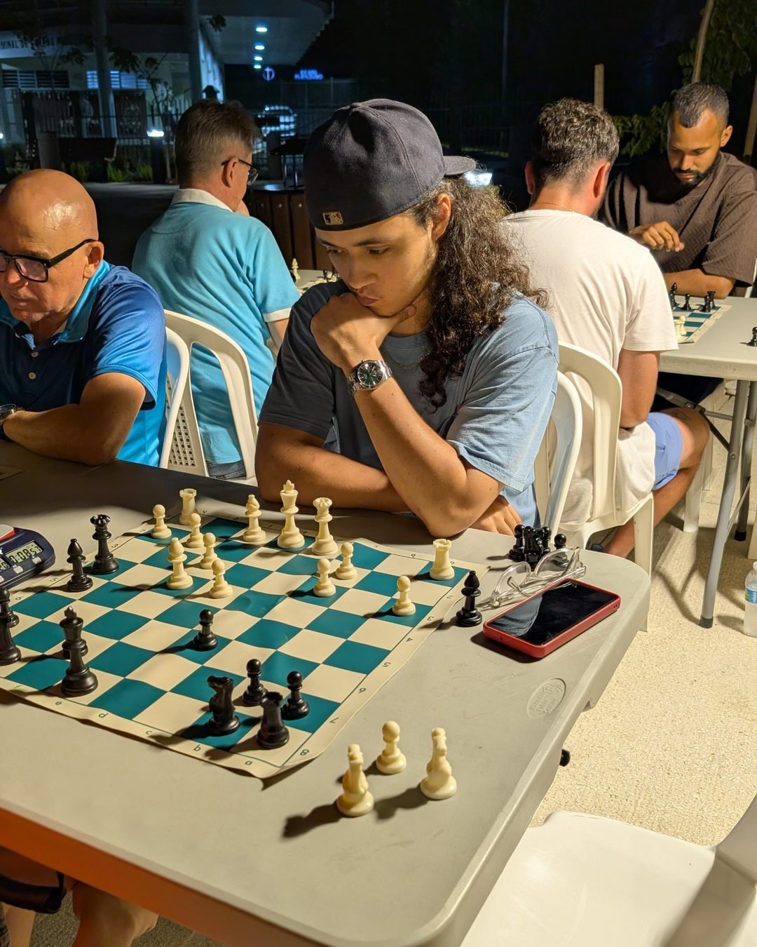 Francisco Rivera Cruz en la Plaza Manuel Mena durante el torneo.