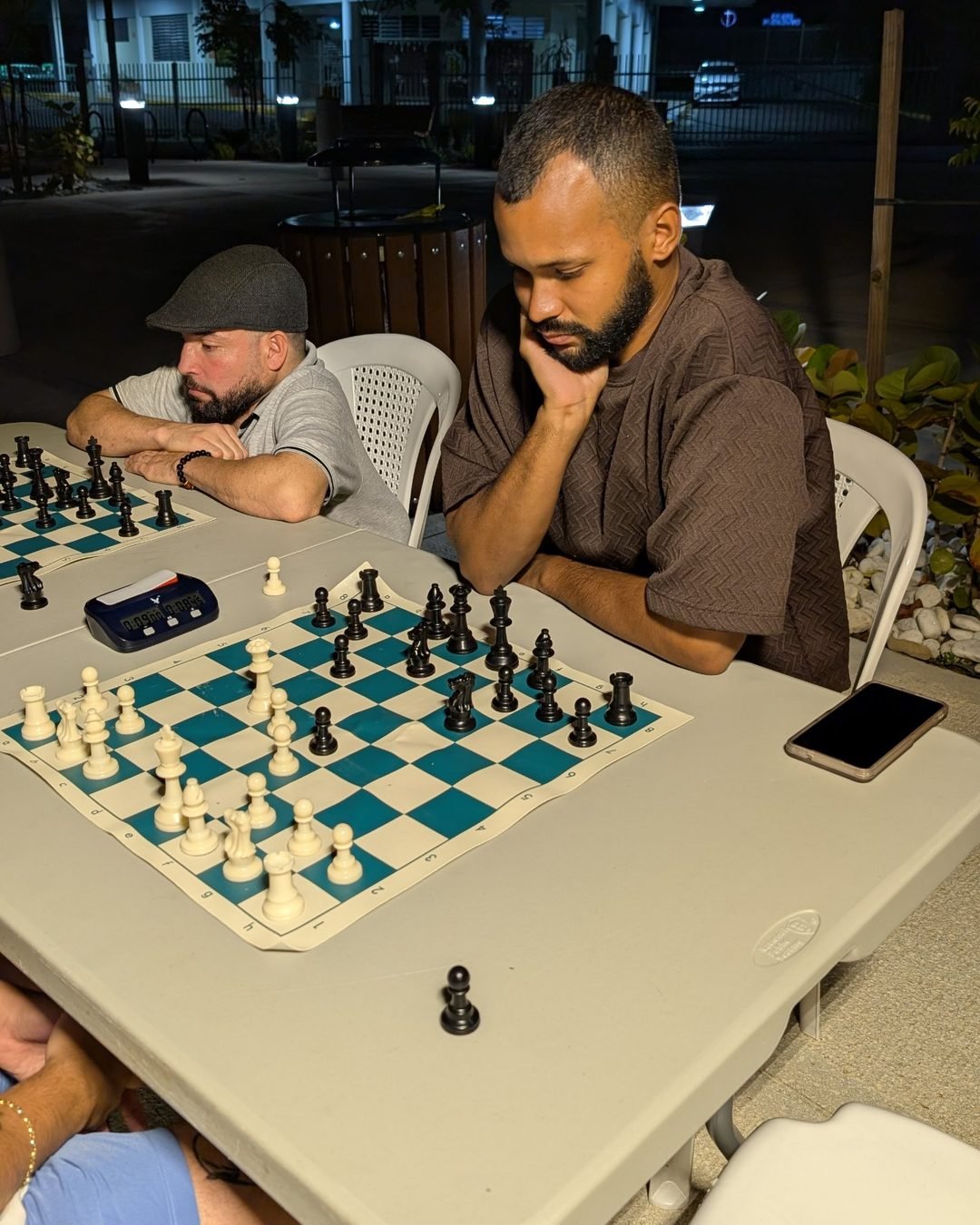 Pedro Vazquez Gonzalez, tercer lugar del torneo, en la Plaza Manuel Mena.